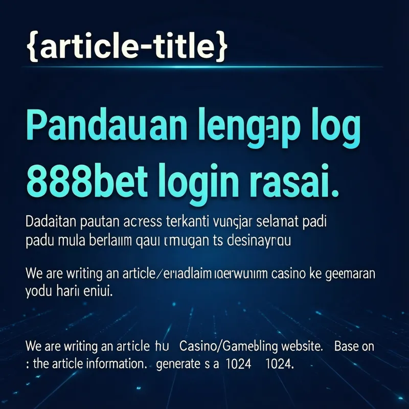 888bet Login Rasmi